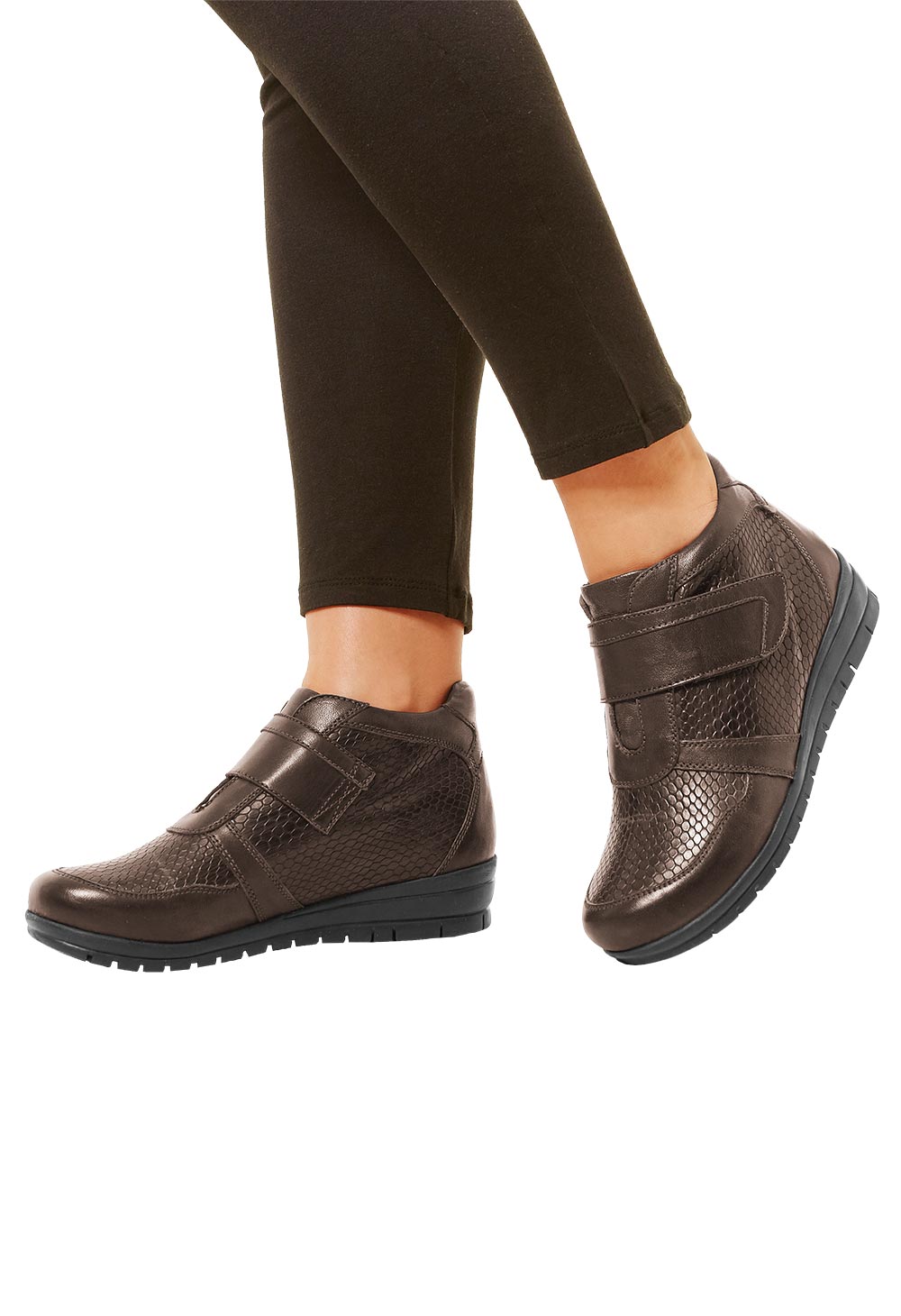 Baskets montantes reptile