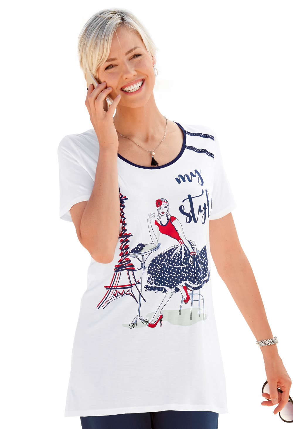 Tunique imprimé Paris Eiffel