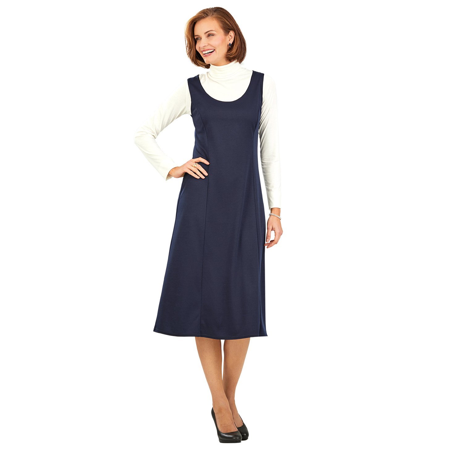 Robe chasuble maille milano