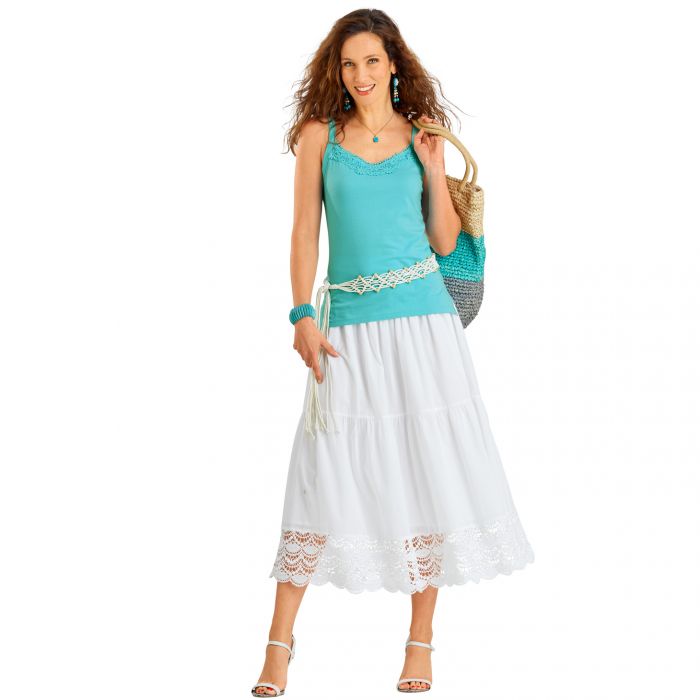 Jupon long coton sale