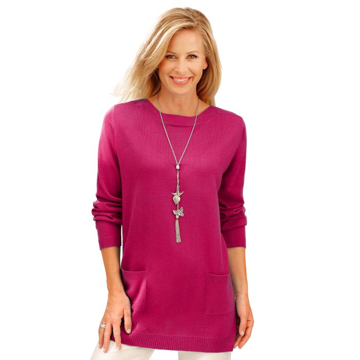 Bleu bonheur pull tunique new arrivals