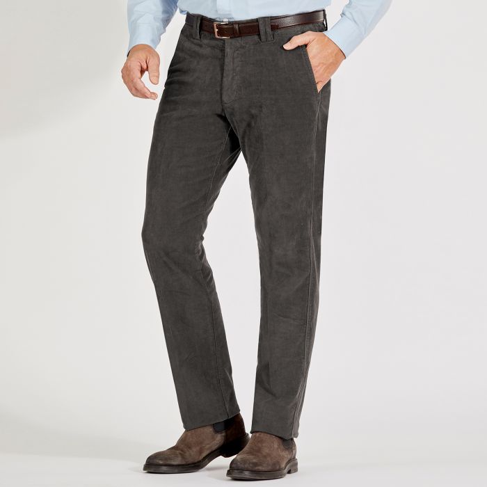 Pantalon en velours cotele Bleu Bonheur