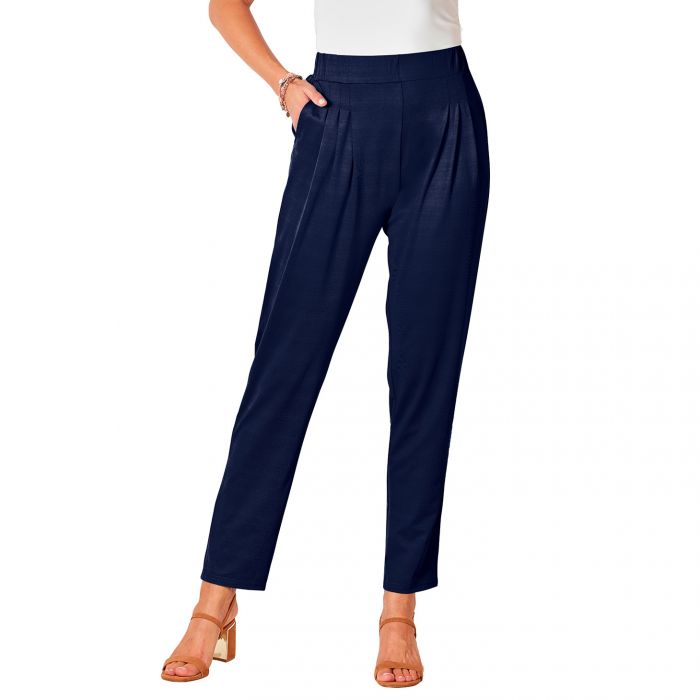 Pantalon fluide uni shop