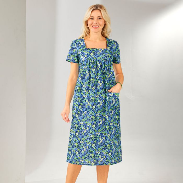 Bleu bonheur robe tablier outlet