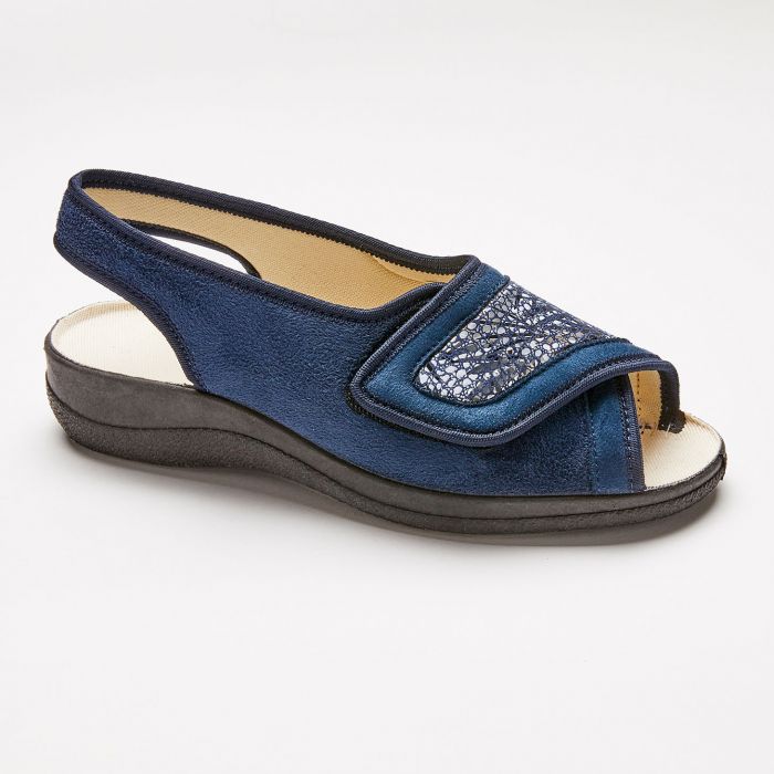 Sandales pieds sensibles Bleu Bonheur