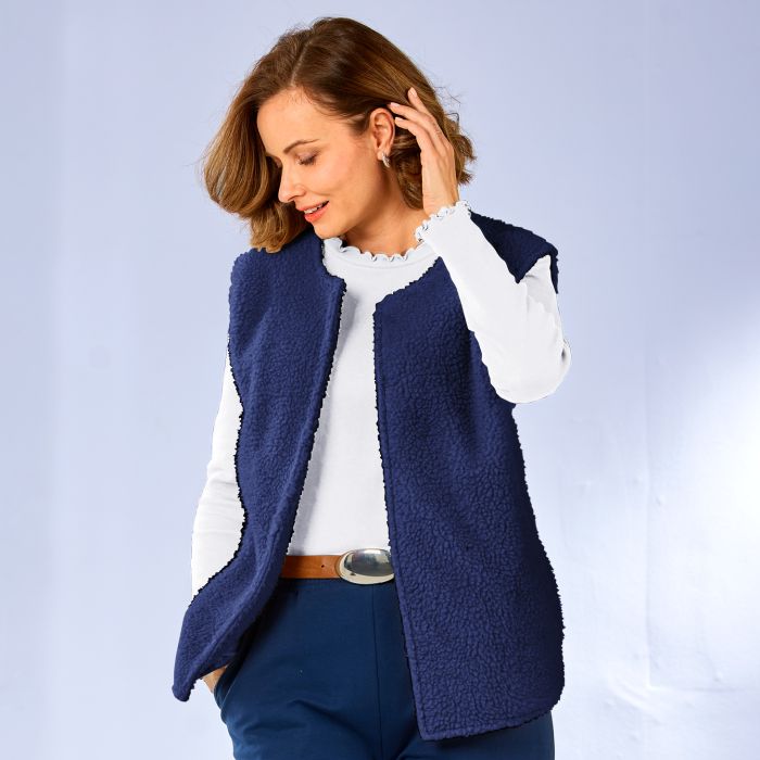 Gilet chaud sans manche femme sales