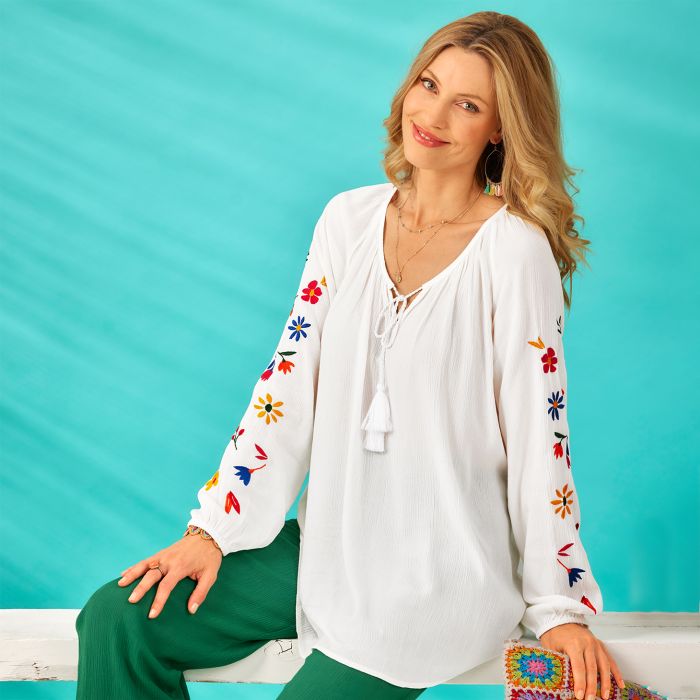 Tuniques brodées pour femme shop