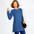 Pull-tunique en jacquard