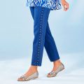 Pantacourt en twill