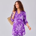 Tunique longue à smocks