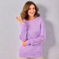 Pull manches ajourées