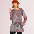 Pull-tunique imprimé