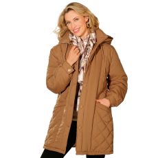Parka microfibre boutonnée