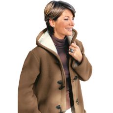 Duffle-coat maille polaire