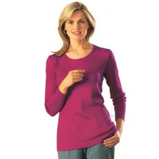 Pull maille satinée col rond