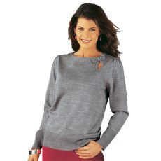 Pull encolure fantaisie