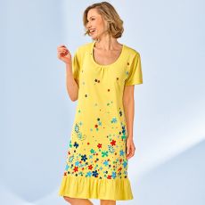 Chemise de nuit à volant