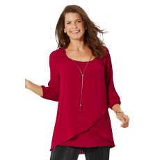 Tunique en voile + zip bijou