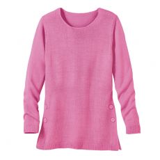 Pull col rond en maille douce