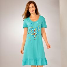 Chemise de nuit à volant