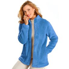 Veste zippée en sherpa