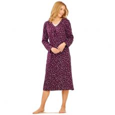 chemise de nuit imprimé étoile