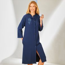 Robe de chambre brodée
