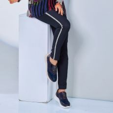 Pantalon en twill avec strass