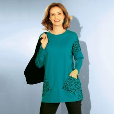 Tunique à poches imprimées