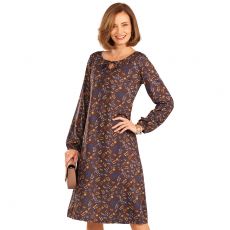 Robe ample à fleurs vintage