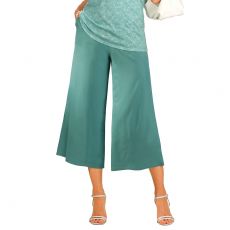 Jupe-culotte longue unie