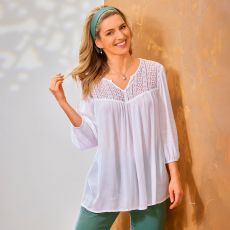 Blouse en guipure