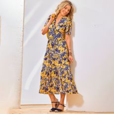 Robe longue imprimée