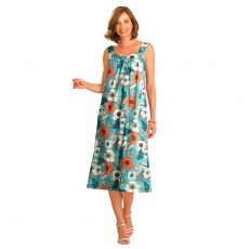 Robe bain de soleil imprimée