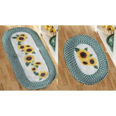 Tapis de cuisine tournesols