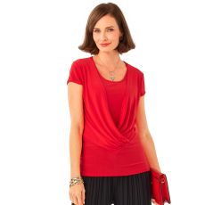 Tee-shirt effet cache-coeur