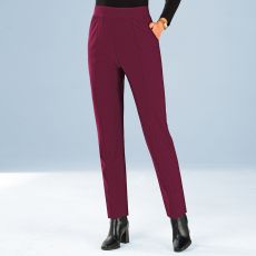 Pantalon en maille crêpe