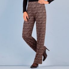 Pantalon imprimé en maille