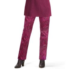 Pantalon imprimé feuilles