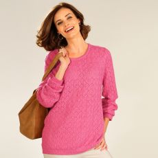 Pull en maille ajourée