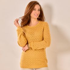 Pull en maille ajourée