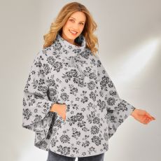 Poncho d'intérieur imprimé