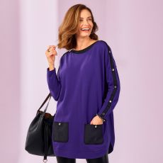 Pull tunique fantaisie