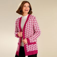 Cardigan en jacquard