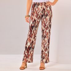 Pantalon imprimé en maille