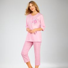 Pyjama-corsaire à rayures