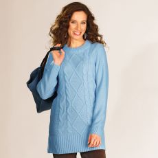Pull uni à torsades