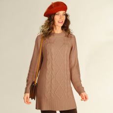 Pull uni à torsades