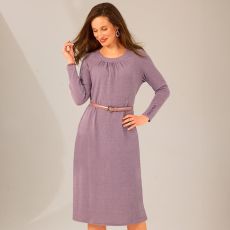 Robe douce en maille moelleuse