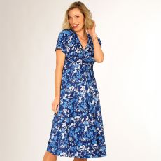 Robe en maille imprimée